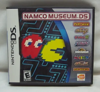 NAMCO MUSEUM NINTENDO DS VIDEO GAME COMPLETE 2006 Pac-man Galaga • $15