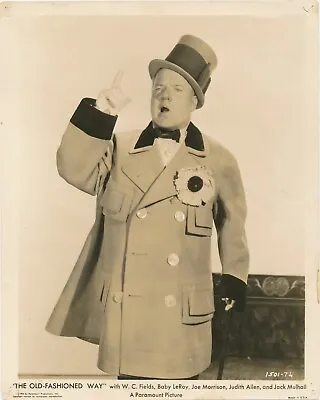 W.C. Fields—“The Old-Fashioned Way”—Paramount Productions 1934 Photograph • $50