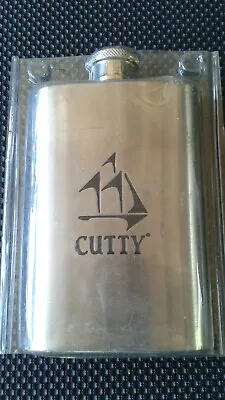 Vintage Flask ~ Cutty Sark - 5 Oz ~ Stainless Steel ~ New In Original Packaging • $20