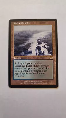 Polluted Delta Onslaught MTG Magic The Gathering (Portuguese) Fetch Land • $65