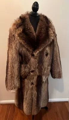 Vintage Raccoon Fur Coat • $175