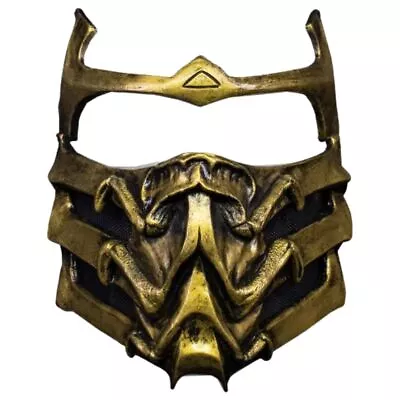 Scorpion Mortal Kombat Mask Movie 2021 Costume Video Game 9 Gift Adult Halloween • $37.77