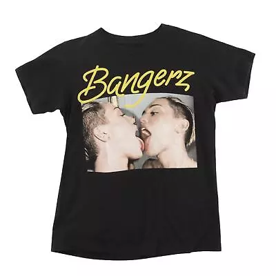 Miley Cyrus Bangerz Tour 2024 Black Small Tultex Unisex Adult T-Shirt S-5XL • $21.90