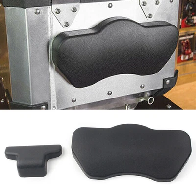 $26.13 • Buy Rubber Foam Backrest Pad Pillow Cushion For Honda Yamaha Suzuki Motorcycle