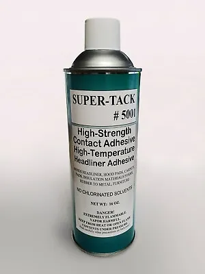 Super-tack High Temperature Headliner Upholstery Spray Glue Adhesive Fabric&foam • £16.10