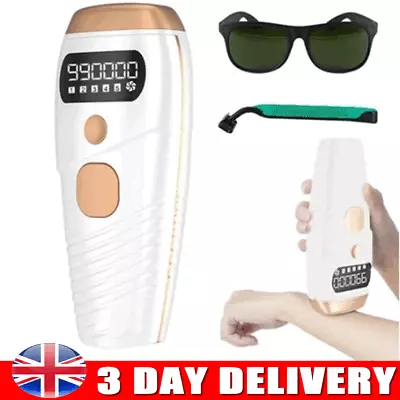 Laser IPL Permanent Hair Removal Machine Face Body Skin Painless Epilator Gift • £29.92