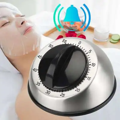 Long Ring Bell Alarm Loud 60-Minute Kitchen Cooking Wind Up Timer Mechanical • $8.81