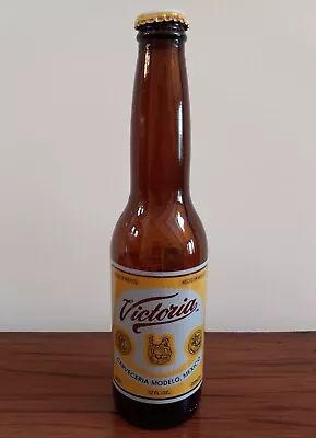 Vintage Longneck Victoria Beer Bottle Mexico  EMPTY Beer Bottle W/ Bottle Cap • $8