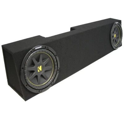 $314.95 • Buy 06-13 Fits Dodge Ram Mega Cab Truck Dual 10  Kicker Bundle C10 Sub Subwoofer Box