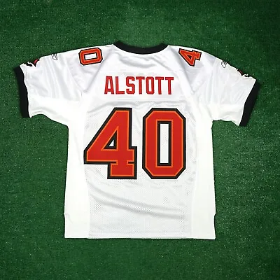 Mike Alstott Reebok Tampa Bay Buccaneers Authentic On-Field EQT White Jersey • $199.99