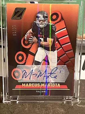 ⬛️Marcus Mariota🟥2022 Zenith Auto #’d 18/20 FALCONS EAGLES OREGON DUCKS • $1