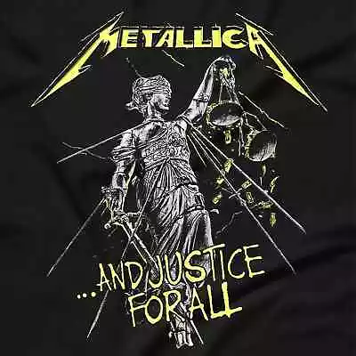 METALLICA And Justice For All T-shirt Heavy Metal Tee Adult Black Size S-5XL • $18.99