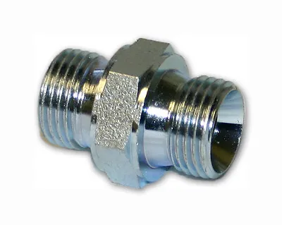  Hydraulic Male Adaptor Nipple - Bspp X Bspp - All Sizes 60° Cone 1/8  To 1  • £3.45