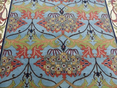 $958.20 • Buy 8'x10' New William Morris Hand Knotted Wool Arts & Crafts Oriental Blue Area Rug