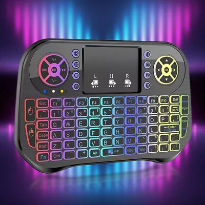 2.4G Mini Wireless Keyboard 7 Color Backlit Keyboard For ANDROID/WINDOWS/MAC OS • $11.69