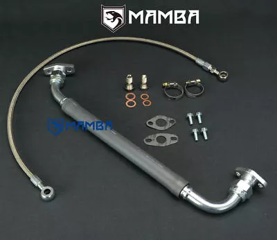 VW GOLF GTI MK4 1.8T W/ Greddy TD04HL TD04-19T Turbo Oil Feed & Return Line Kit • $108.90