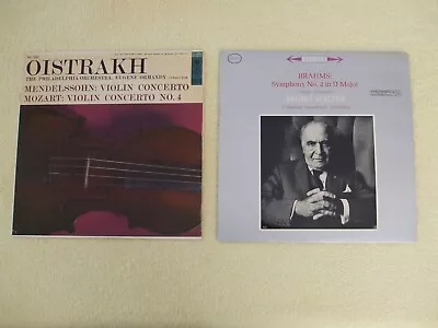 Lot Of 8 Classical Lps Records SD Living Stereo Monos Audiophile Oistrakh Brahms • $1