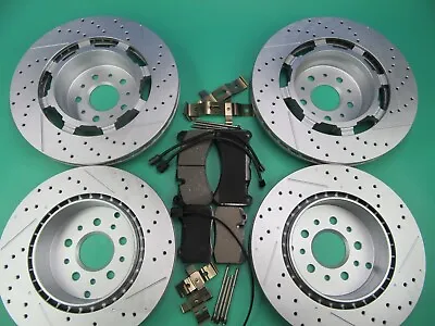 Maserati Granturismo Gt Gran Turismo Quattroporte Front & Rear Brake Pads Rotors • $1050