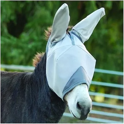 CASHEL MULE DONKEY FLY MASK WEANLING SMALL PONY LONG EARS Sun Protection • $34.99