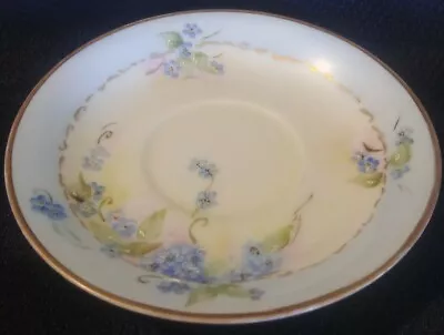 Vintage Made In Occupied Japan Saucer Hand Painted Floral W Raised Detail 5 1/2  • $10.99