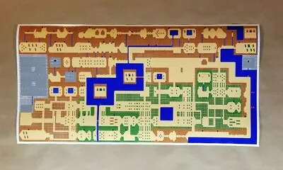 $21.95 • Buy Zelda Legend Of Zelda World Map Poster Nintendo Video Game RPG Classic NES Link