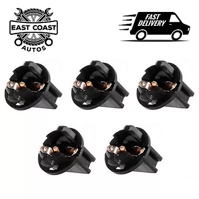 5X T10 168 192 Bulb Holders Wedge Dashboard Dash Light Base Twist Socket Lock • £4.99