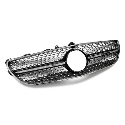 For Mercedes-Benz CLS W218 2015-2018 Diamond Style Front Bumper Grille Black • $249.99