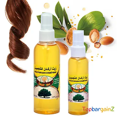 £12.99 • Buy Argan Oil Pure Moroccan Organic Hair Treatment Moisturiser Face Anti Ageing 