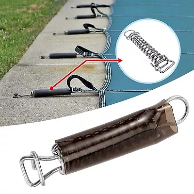 Pool Safety Cover Stainless Steel Springs With Spring Covers- 3 PACK • $23.99