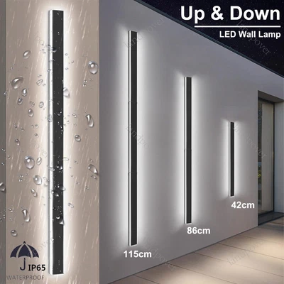 £17.74 • Buy LED Wall Lights Long Strip Linear Light Bedroom Living Room Outdoor Garden Lamp