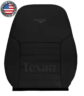 99 - 04 Ford Mustang GT V8 Coupe Passenger Lean Back Leather Seat Cover Black • $216.54