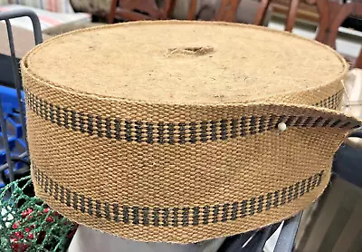 Jute Webbing (35 YARDS) 3.5  Wide Roll  For Furniture Upholstery Repair NOS • $34.95