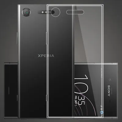 $6.08 • Buy Ultra Thin Clear Soft TPU Case Cover For Sony Xperia XZ1 XZ2 Compact 10 III 1 IV