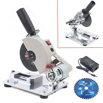 Mini Table Saw 4in 0-45° Miter Saw Portable Small Hobby Chop Saw Cutting Machine • $99.75