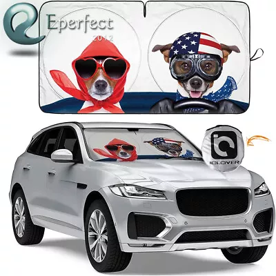 Car Windshield Sun Shade Cover Foldable Front Window Visor Protector UV Blocking • $10.99