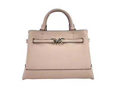 Michael Kors Reed Large Powder Blush Belted Satchel Crossbody Bag Purse • $129