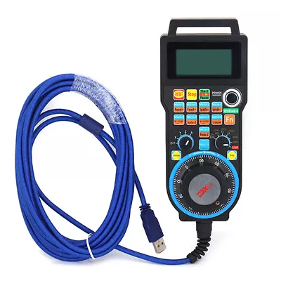 CNC Mach3 Handwheel 6 Axis Wired USB MPG Controller Electronic Manual Pendant • $139.99