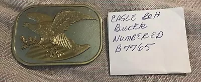Eagle Belt Buckle Numbered B7765 • $20