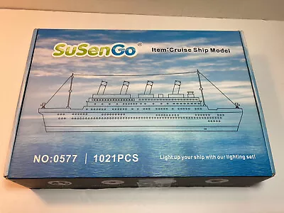 SUSENGO Building Block Kit 1021 Pieces Bricks 0577 Cruise Ship Model • $29.99