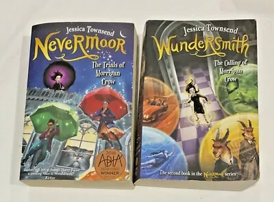 Nevermoor & Wundersmith The Trials Of Morgan Crow Books X2 Jessica Townsend PB • $25.79