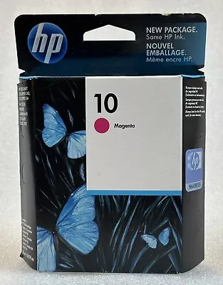 NEW Genuine HP 10 Magenta Ink 0.95 Fl Oz 28 Ml DesignJet Color Printer 2000 2500 • $15