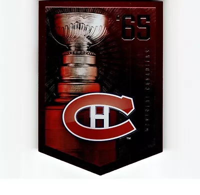 4-02-26 PWE.2011-12 Panini Coors Stanley Cup Banner 1965 Montreal Canadiens • $1.45