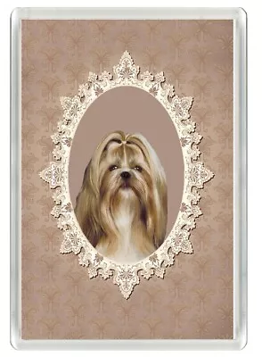 £2.99 • Buy Shih Tzu Lovely Head Study Dog Art Print Novelty Fridge Magnet Great Gift