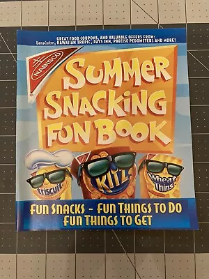 Summer Snacking Fun Book Advertising 1997 Nabisco Ritz Wheat Thins Triscuit • $0.99