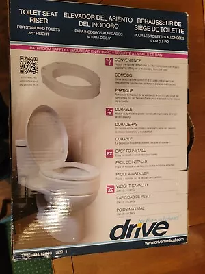 Drive Medical Toilet Seat Riser 3.5  Standard Toilet.  Not For Elongated Toilet. • $12