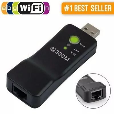 Smart TV To UWA-BR100 Wifi Repeater Wifi Wireless Wireless USB LAN Adapter • $23.30