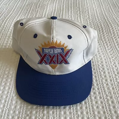 Logo 7 Super Bowl XXIX 49ers Vintage Snapback Hat Cap NFL White • $21.25