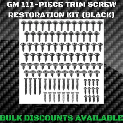 BUICK OEM Interior Exterior Molding Bezel Grille Engine Bay Trim SCREW KIT GM #8 • $30.52