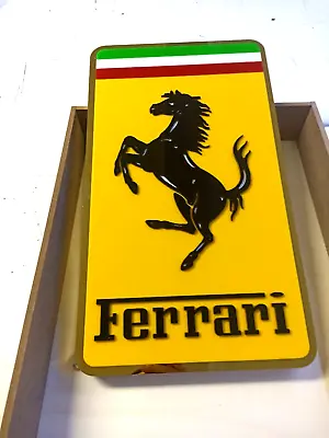 Ferrari Sign Wall Decor Metal Sign | 315 İnç - 80 Cm • $338.66