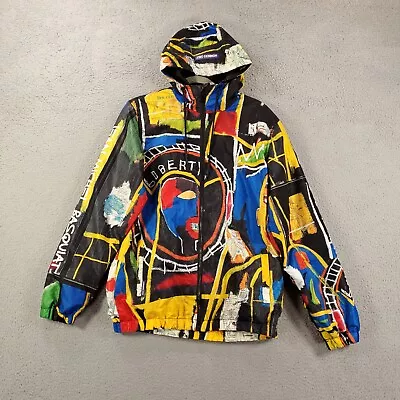 Jean Michel Basquiat Members Only Jacket Mens Small Abstract Graffiti Street Art • $29.84